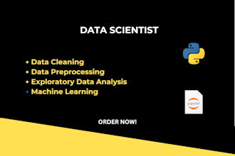 do data science and machine learning projects using python and jupyter notebook
