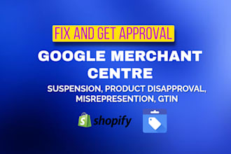 fix google merchant center suspension, gmc misrepresentation, shopping ads, gtin