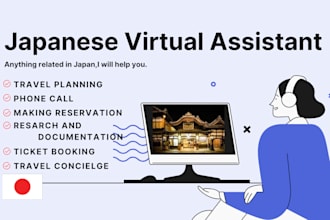 be your japanese virtual assistant and customer support
