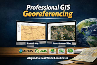 georeference maps, satellite images and pdfs using qgis
