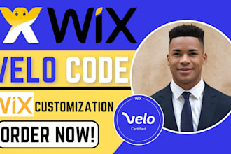 customize your wix website with wix code, wix velo code, and custom wix database
