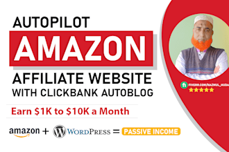 build an autopilot amazon affiliate website with autoblog