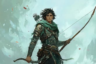 draw a dnd character art and dnd character art