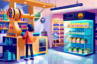 draw industrial design product illustrations art for you