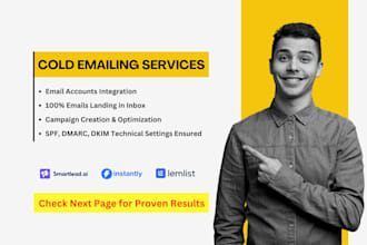 set up email accounts and campaigns in smartlead