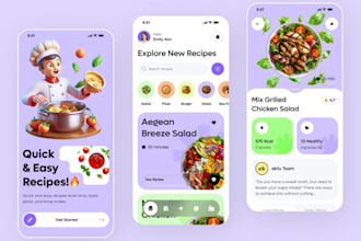 build ai cooking app, ai recipe app, restaurant app, food app, cooking vlog app