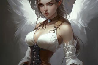 draw fantasy style game art fantasy character