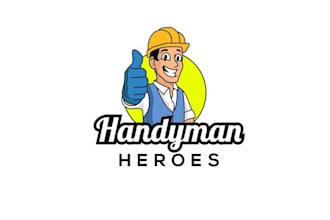 design awesome handyman heroes logo