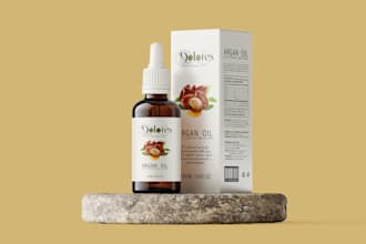 design custom cbd oil and hemp oil packaging product label