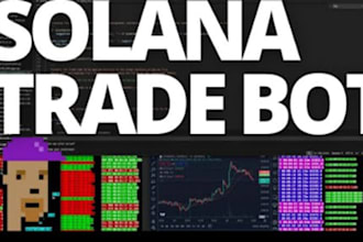 develop solana bot, solana trading bot, arbitrage bot