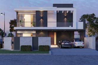 do realistic exterior renderings