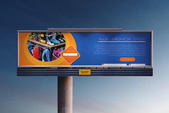 create bold ,trendy fashion sales banner and promotional