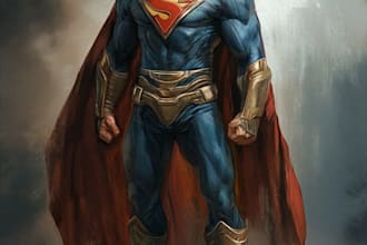 draw scifi, fantasy, superhero character design