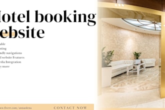 build hotel booking website, vacation rental website, tour booking website