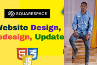 design or revamp your squarespace website