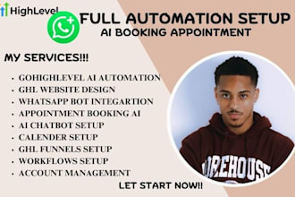 gohighlevel whatsapp ai booking chatbot gohighlevel automation workflow expert
