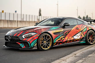 make creative car wrap design, vehicle wrap design