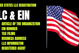 us llc registration, with ein number non US resident, business registration, ein