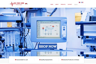 design money making medical equipment website pharmacy shopify health care store