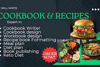 write cookbooks writer food recipe ebook proofreading and cookbook formatting