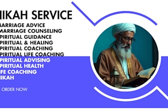 perform your online nikah as an imam and provide witnesses, certificate