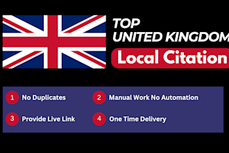 create best 150 UK local citations