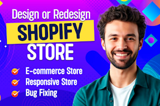design profitable shopify website, dropshipping store or shopify store design