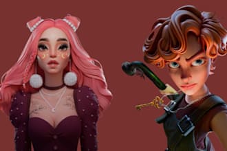 3d character design 3d cartoon 3d modeling rig stylized blender 3d animation c4d