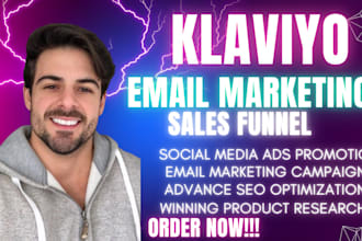set up eccommerce email marketing flows in klaviyo