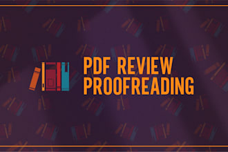 proofread your PDF document