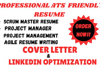 create scrum master resume, project management, agile resume