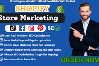 do etsy shop promotion, shopify sales, online store  ebay, shopify traffics