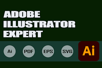 do and edit any adobe illustration work,graphic desgin, flayer, logo, redesign