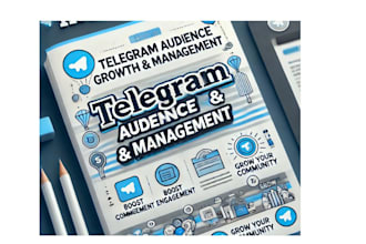 do organic telegram audience development, management, telegram promotion