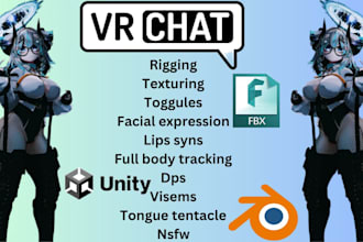 do vrchat avatar, VR character, 3d model, furry avatar, nsfw, anime, vrc avatar