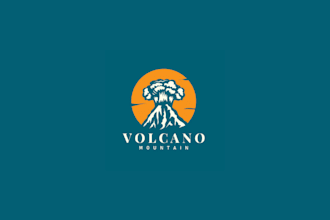 design a captivating volcano logo for your brand