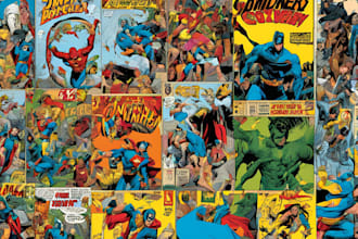 create comic book, comic page, comic strip, comic storyboard comic, cover manga