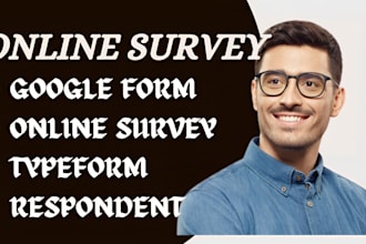 conduct real 500 respondent targeted audiences to fill online survey questions