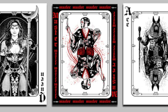 design card game design card illustration board game card box design rule book