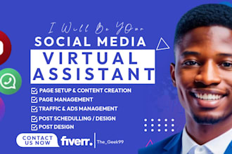 creative assistant personal VA executive virtual assistant social media manager