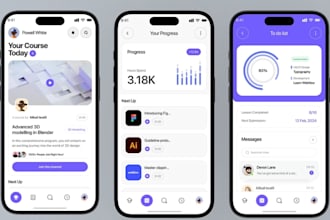 create online course app, educational app, school management app, elearning app