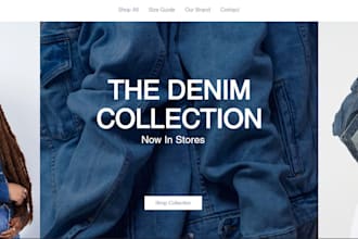 design attractive fashion wix website, beauty salon website, with online booking