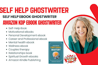 be your qualified expert for self help ebook writing for KDP