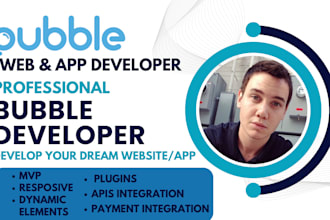be bubble developer, bubble io developer, build bubble app, bubble website