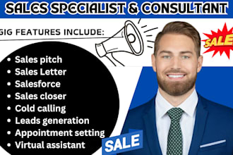 sales consultant sales rep telesales virtual assistant sales prospecting sales
