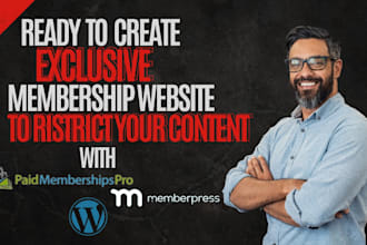 create wordpress membership or subscription website using paid membership pro