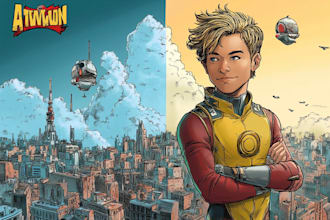 do superhero comic artwork and book