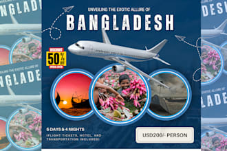 design a creative travel flyer