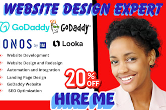 design godaddy airo godaddy website looka showit ionos tilda square online store