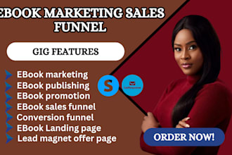 ebook marketing sales funnel, funnel, landing page design